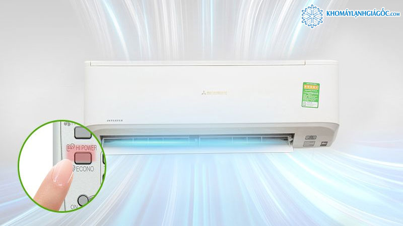 Chế độ Econo trên máy lạnh Mitsubishi Heavy 2HP SRK18CS-S5 giúp tiết kiệm điện tối đa