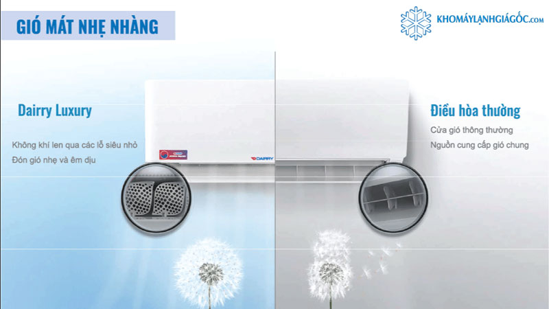 Máy lạnh Dairry Inverter 1HP i-DR09LKC sẽ mang đến cho bạn cảm giác mát lạnh tức thì trong những ngày hè nóng bức