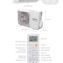 Máy Lạnh Aqua Inverter 1 HP AQA-KCRV9WNM
