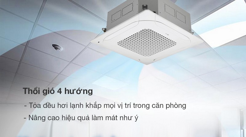 Thiết kế thông minh và sáng tạo của máy lạnh âm trần LG Inverter 2.5HP ZTNQ24GPLA0