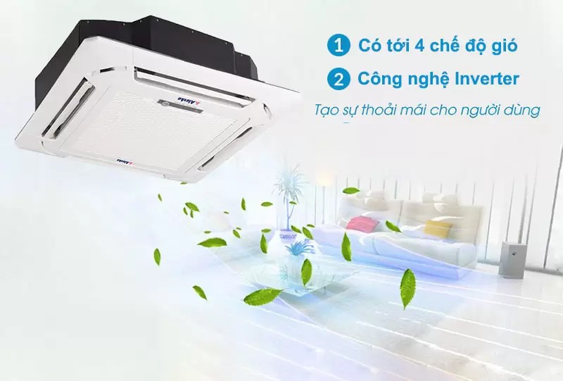 Máy lạnh âm trần S25PU1H5 được ứng dụng công nghệ lọc không khí nanoe - X