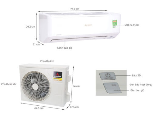Máy lạnh Mitsubishi Heavy Inverter 2.5HP
