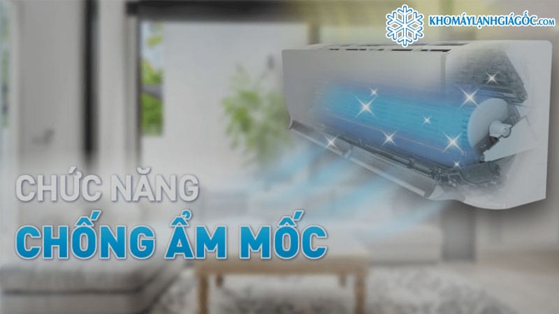 Máy lạnh Daikin Inverter 1 HP FTKB25WAVMV tự động làm khô bên trong dàn lạnh sau khi tắt máy