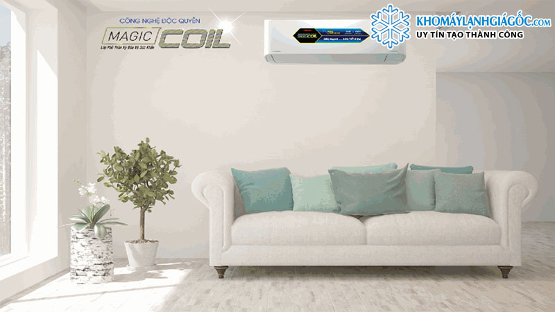 Ngăn ngừa bụi bẩn bám vào với công nghệ độc quyền Magic Coil
