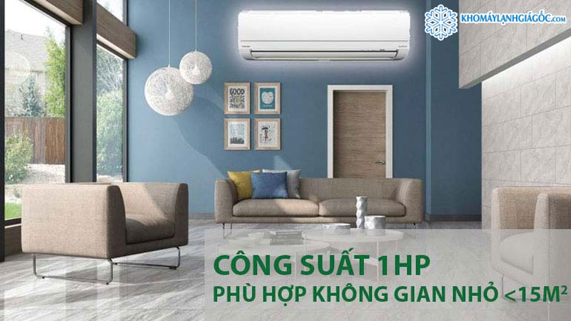 Máy lạnh Toshiba Inverter 1 HP RAS-H10C4KCVG-V phù hợp cho phòng có diện tích từ 10-15m2