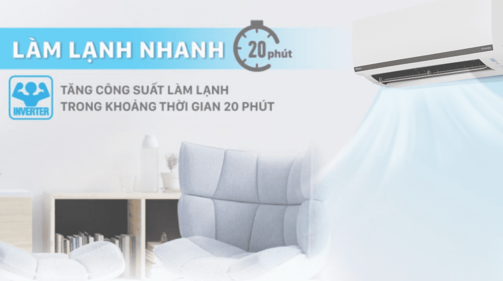 Làm lạnh nhanh chóng với tính năng Powerful