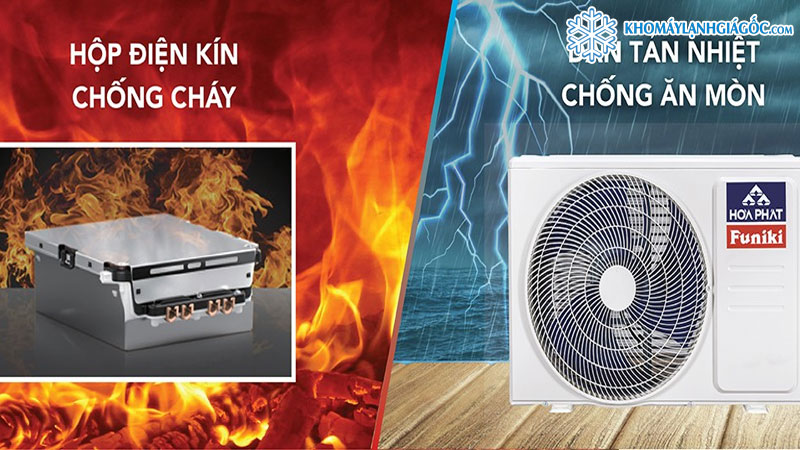 Dàn nóng máy lạnh Funiki 1HP SC09MMC2 bền bỉ, thách thức mọi thời tiết & rất an toàn