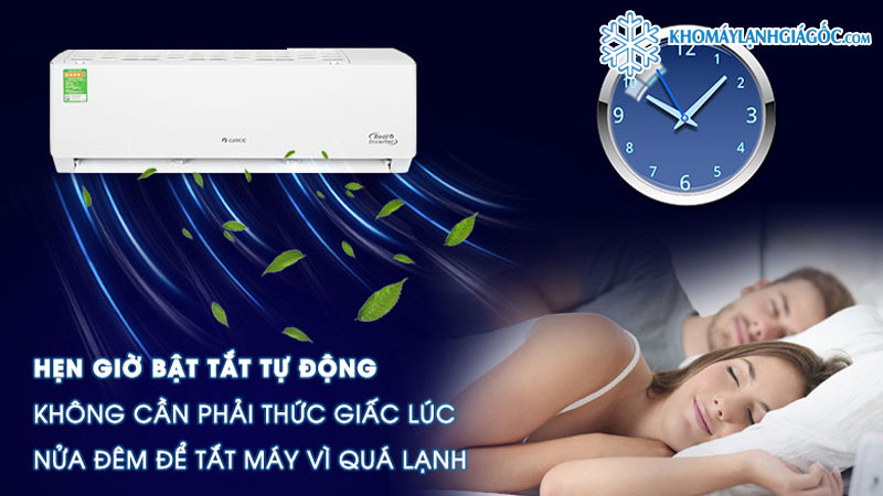 Máy Lạnh Gree 2.5 HP COSMO24CN (Model 2024) 5 Tính năng hẹn giờ cho bạn chủ động về mặt thời gian