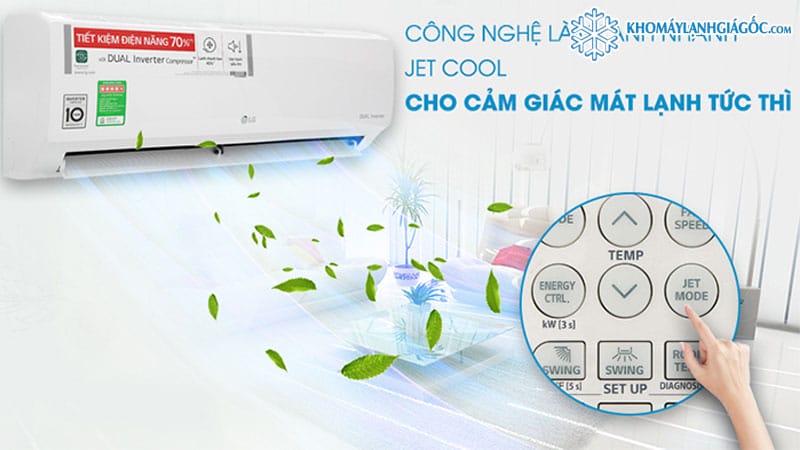 Cảm nhận không khí mát lạnh chỉ trong vòng 3 phút với máy lanhj 