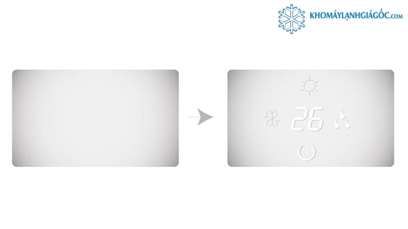 Máy Lạnh Gree Inverter 1.5 HP CHARM12CI 6 Bạn có thể tự điều chỉnh đèn led ẩn hiện tùy thích