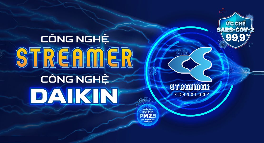 Công nghệ Streamer độc quyền trên FTKF25XVMV ức chế các chất gây mùi