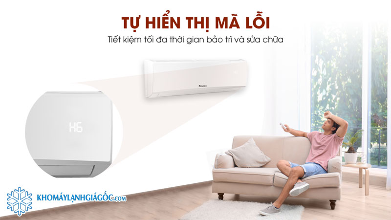 Máy Lạnh Gree 2.5 HP COSMO24CN (Model 2024) 10 giúp bạn tiết kiệm được thời gian khi phát hiện ra lỗi