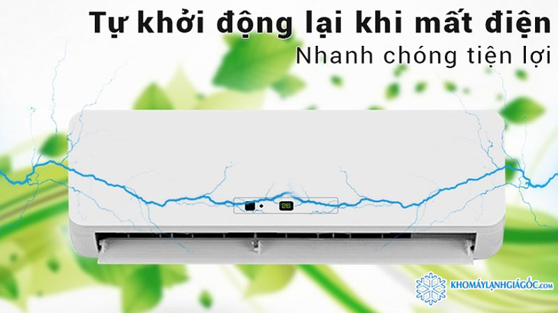 Chế độ tự khởi động lại khi có điện giúp bạn tiết kiệm được thời gian