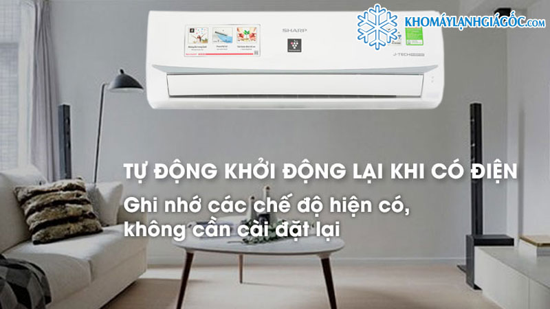 tự khởi động lại khi có điện