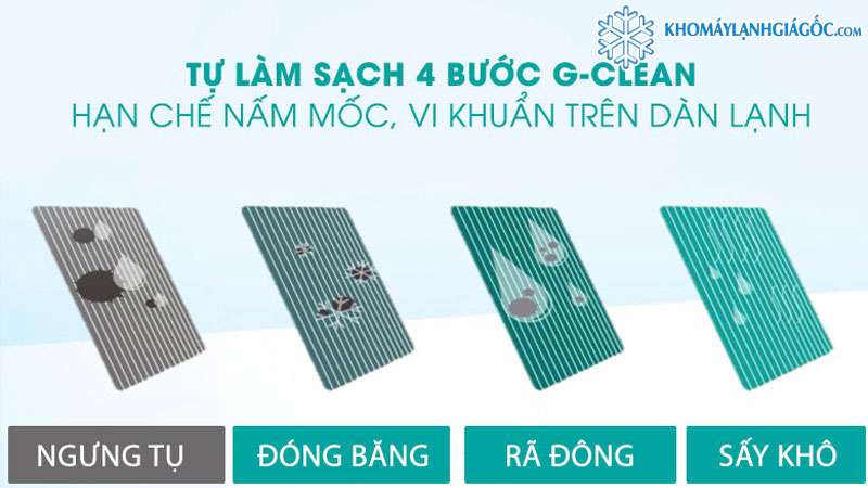 Tính năng tự làm sạch G-Clean